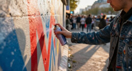 Artists Take To The Streets Amid Massive Protests In France
