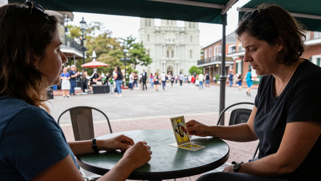 Learning About Listening From A Tarot Card Reader On New Orleans' Jackson Square