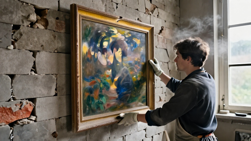 Stolen Renoir Paintings Found Hidden, And Damaged, Behind Cinder Block Wall