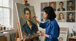 Through Fictional Self-Portraits, Tang Shuo Visualizes An Ancestral Archive